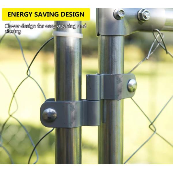 2x3M наружная цепная связь собачий питомник тяжелый корпус металлическая клетка