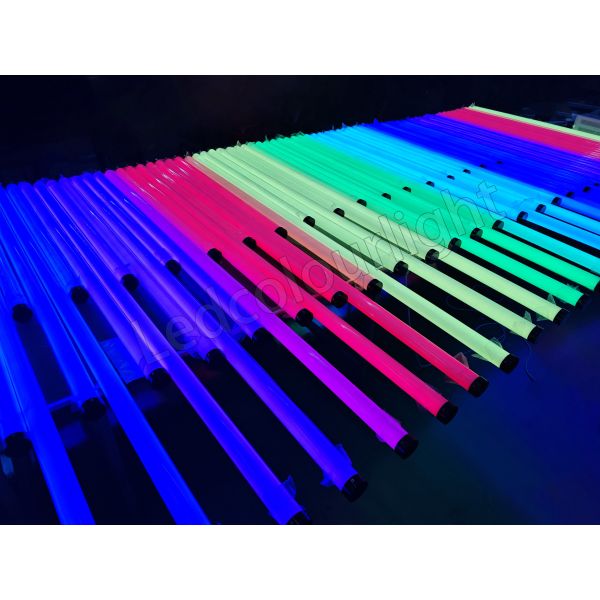 Outdoor 50mm Diameter 360 DMX RGB Pixel Light Tube with 120 LEDs