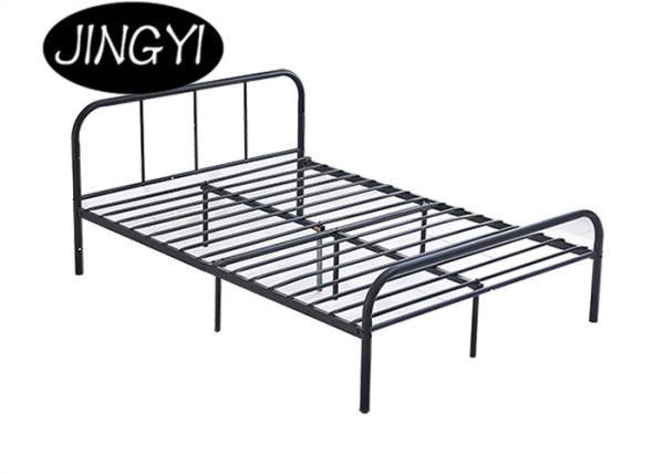 King Platform Black Steel 120CM 150CM Modern Metal Bed Frame