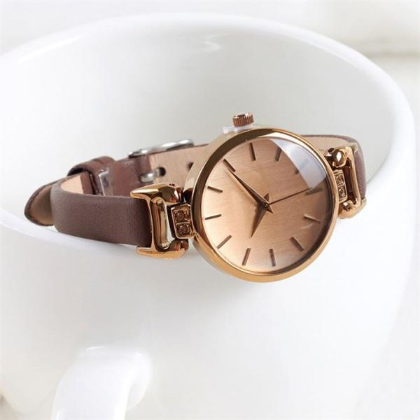 3ATM Waterproof Ladies Leather Strap Watches Luxury Leather Strap Female Watches