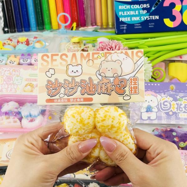 Juguetes de compresión creativos Comida Frutas Enjuague Presión de liberación de rebote rápido