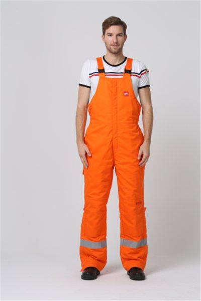 EN1149 Flame Retardant Workwear With 1% Carbon Fiber Winter Bib Pants
