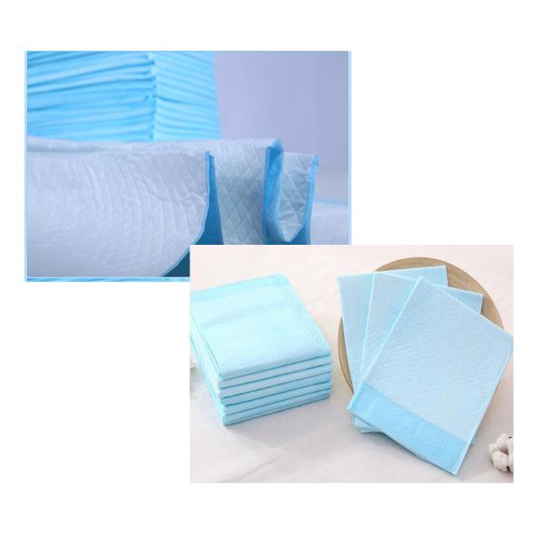 Non Woven Fabric Disposable Bed Underpads 60X60mm Soft Breathable