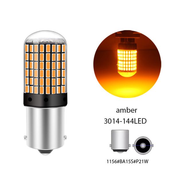 6000 Lumens LED Car Turn Signals 1157 LED Brake Light Bulb High Brightness