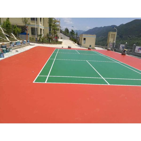 Plancher en PU sport de 1000*1000 mm avec 20 kg/tambour et valeur de rebond de 29%