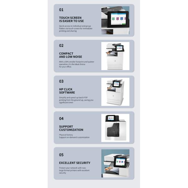 HP HP E78223dn 78228 78322 78330 77830 Printer A3 Color Laser Copier Commercial Office Printing and Copying All-in-One Wholesale