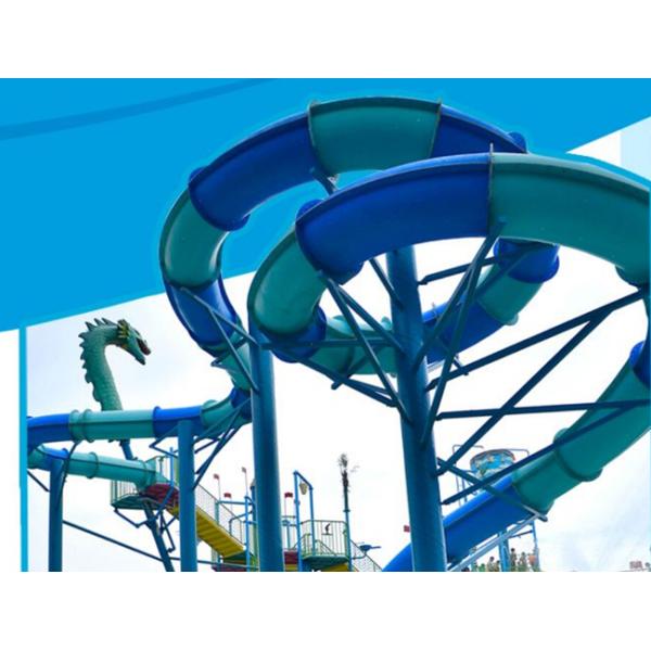 Fiberglass Big Water Slide Water Amusement Park For Amusement Park