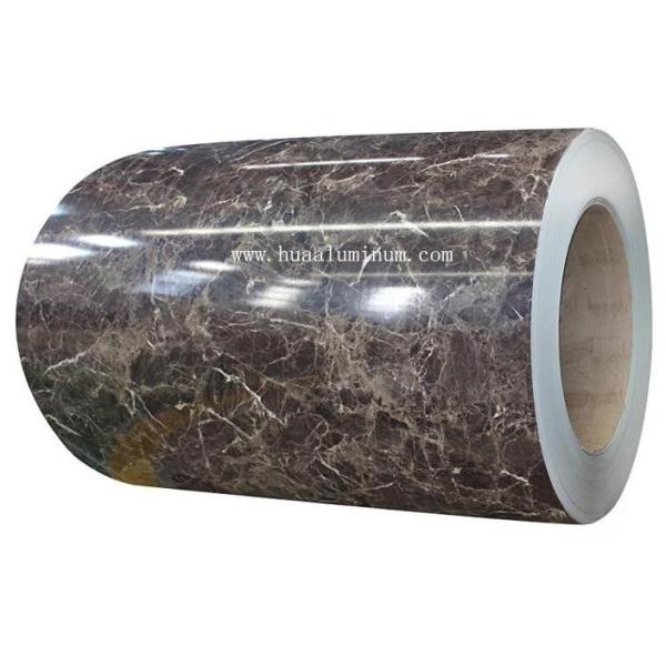 Granite Coated Aluminium Coil , 5mm Thickness Brushed Aluminum Coil
