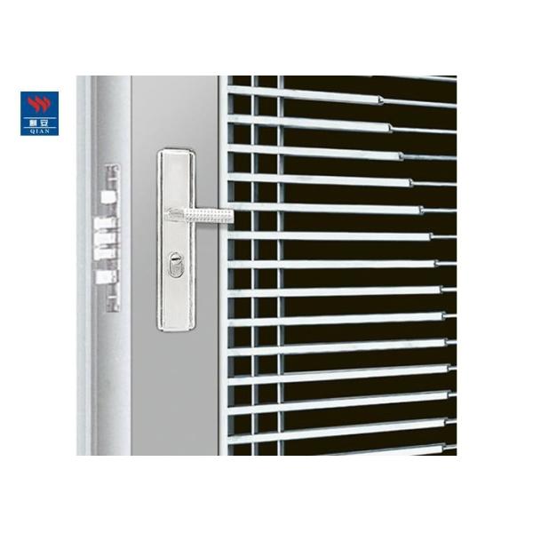 Дверь причудливых внешних дверей безопасностью нержавеющей стали деревянная стальная