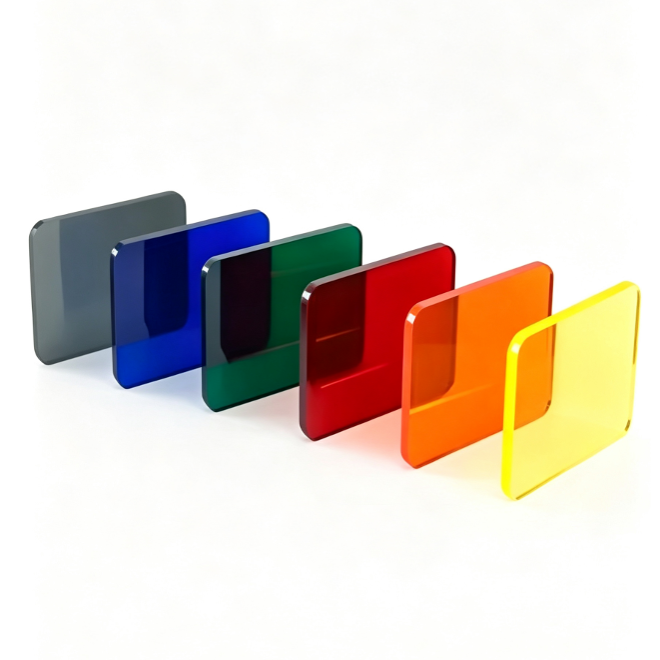 UV Resistant Clear Acrylic Sheet with Customizable Colors and High Light Transmittance for Indoor Outdoor Display