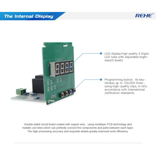 NEW PC material LED 96*96mm Digital Panel Frequency Meter with 3 years warranty