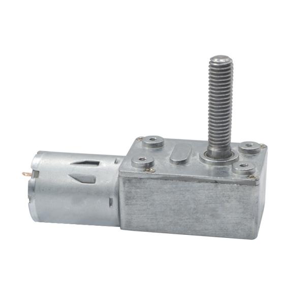 High Torque DC Worm Gear Motors 150 RPM 12v 24v With Screw Flange