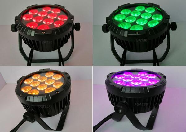 IP65 RGBWAP 6in one Outdoor  Waterproof Flat Led Par With Purple Color Amber Color TSA136