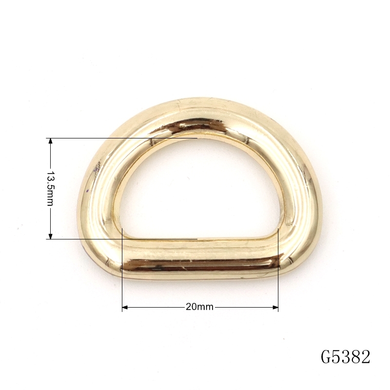 Bag Accessories 20mm D Ring Buckle Strong D Buckle Slider Bag Strap Adjust Buckle Dog Collar D Ring Connector