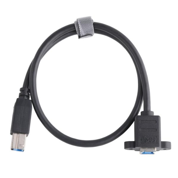 Plug and Play Impressora USB Conector de cabo de dados USB 3.0 B Homem para Mulher Usb3.0 Bm para Bf