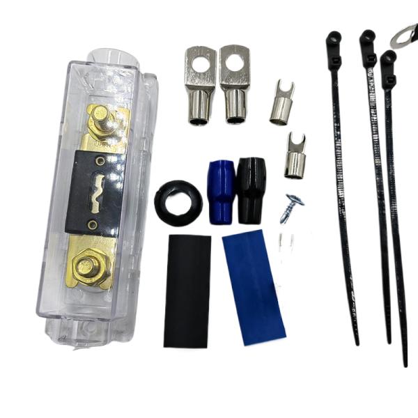 Kit de câblage de l'amplificateur de voiture de calibre 4/8 pour un transfert de signal amélioré