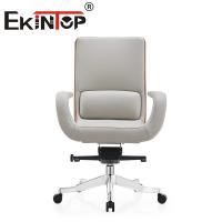 Real Leather Revolving Office Staff Executive Chair Cowhide Office Chair