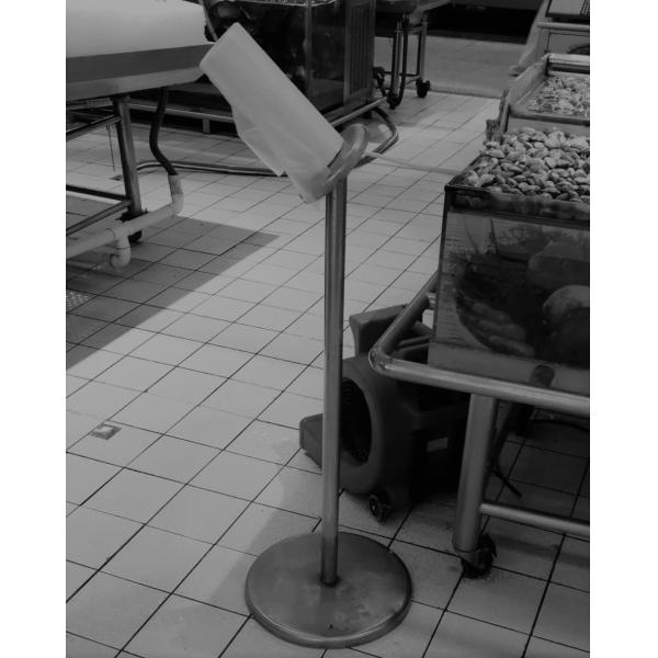 Постучайте вниз держателем сумки высоты 25cm поли для супермаркета