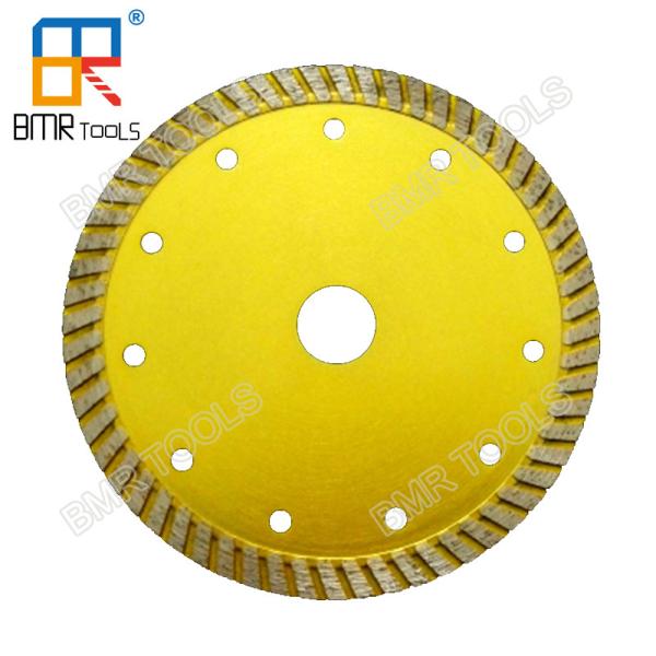 5(125mm)with 22.22inner hole hot press turbo diamond saw blade super thin tips cutting disc for stones wet cutting