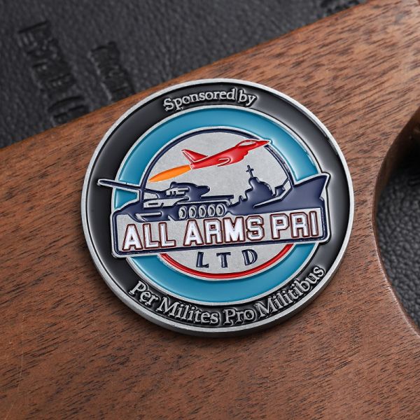 Custom Coins Metal Zinc Alloy Table Sports Challenge Coins Enamel Silver 3D Double Side Snooker Billiards Coins Collections