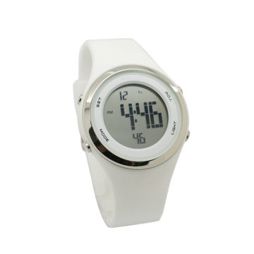 Candy Color Plastic Case Digital Wrist Watches For Children Silicone