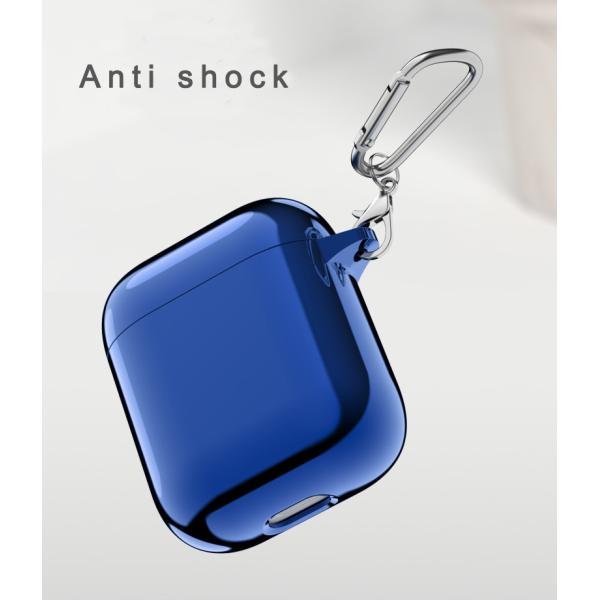 Plating 360°Protective Shockproof Airpods Silicone Case Cover Compatible with