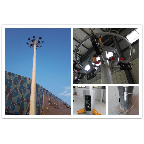 Poles покрынные порошком напольные промышленные светлые 35m/гальванизировали уличный свет Поляк