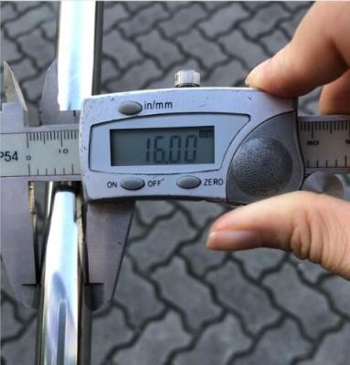 304 tubulação de aço quadrada, cor de prata natural da tubulação de aço inoxidável sem emenda