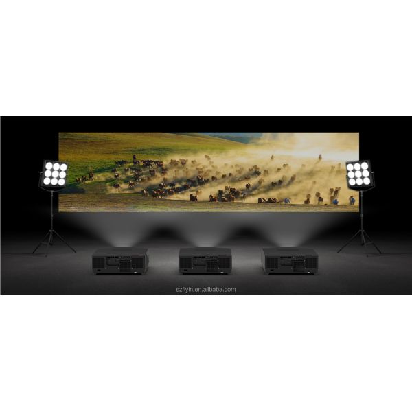 4K 3LCD Laser Projector 30000 ANSI Lumens Flyin EL-G36KU 7D Hologram Outdoor Indoor Large Venue Projector
