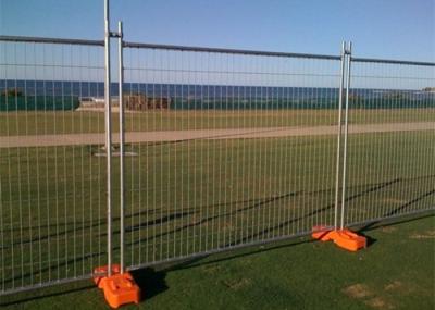 Galvanized Steel Temporary Mesh Fencing 2.4x 2.1 Meter For Sporting Events
