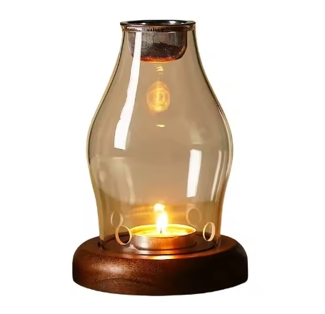 Hotel Agarwood Aroma Lamp Fragrance With Essential Oil Diffuser 7.5cm Diameter