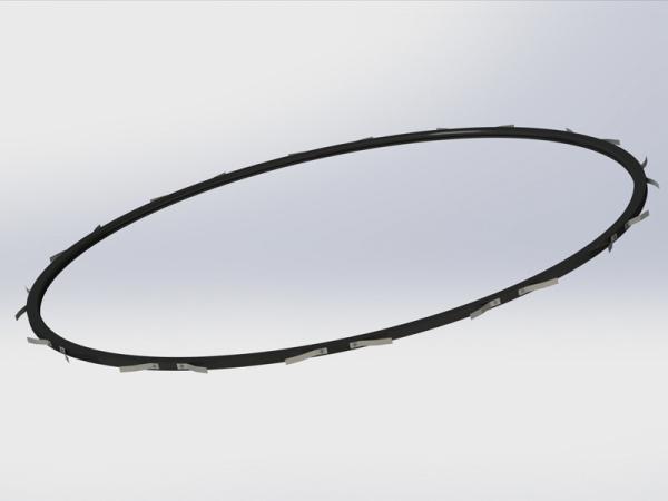 Elastomeric Polymer Oil Deflector Rotary Seals For Shaft Seal Made Of PU PTFE Carbon