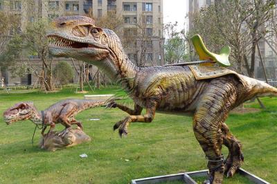 Passeio Animatronic impermeável do dinossauro, passeio jurássico do dinossauro do Monolophosaurus do mundo