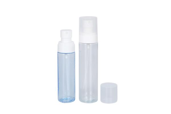 Bouteille de pulvérisation cosmétique PET transparente et durable avec brouillard fin pour une application facile 60ml 80ml 100ml 120ml 150ml UKP03