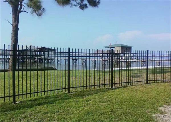 Courtyard fence zinc steel fence cheap simple assembly fence steel fence