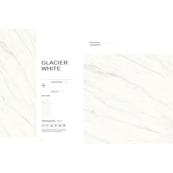 Stunning Natural Marble Porcelain Slab Tile 1600 X 3200mm Heat Insulation