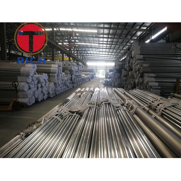 Small Diameter Welded Steel Tube Stainless Steel Pipe Round Shape 4 - 12m Length