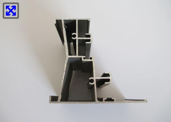 Nice Design Aluminium Sliding Wardrobe Door Profiles Customizable T5 / T6 State