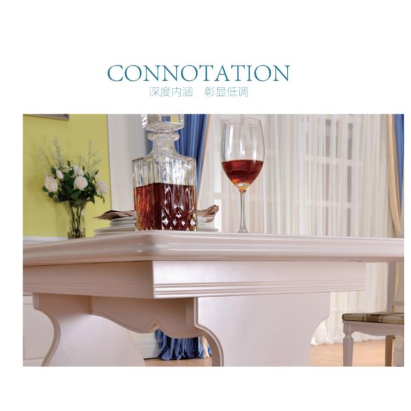 Royal European Contemporary Furniture White Dining Table And Chairs