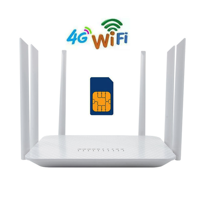 6 маршрутизатор модема 5G 1200Mbps WiFi GSM антенны для диапазона планшета андроида двойного