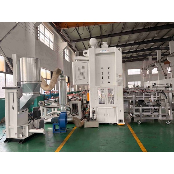 Aluminium Foil Container Making Machine 80T H Frame Automatic Stacking & Counting System Integrated