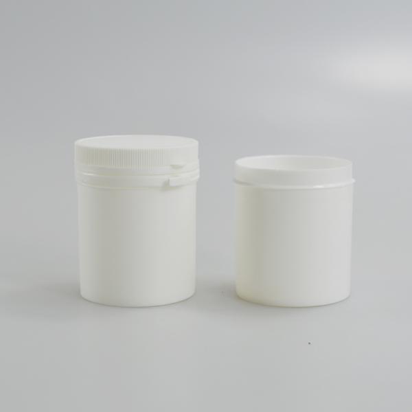 PP Tear Pull Cap Bottle 80g Chewing Gum Plastic Bottle with Straight Round Design