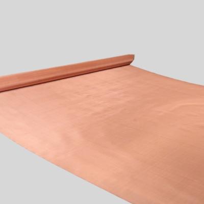 Tissu de protection par fil de cuivre tissé simple