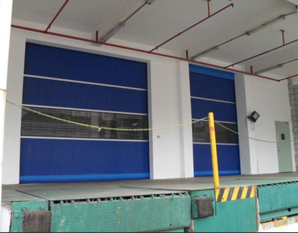O PVC de alta velocidade rola acima o material de aço inoxidável da porta 304 rápidos do obturador