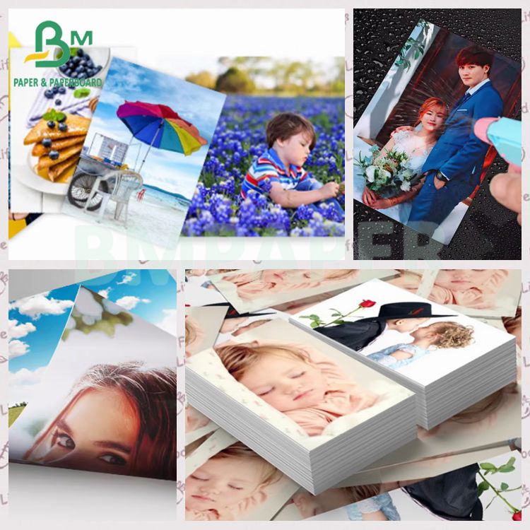 260g High Resolution 5r 4r Glossy Coated RC CC Inkjet Photo Paper 260g высокое разрешение 5r 4r глянцевая покрытая RC CC чернила фотобумага