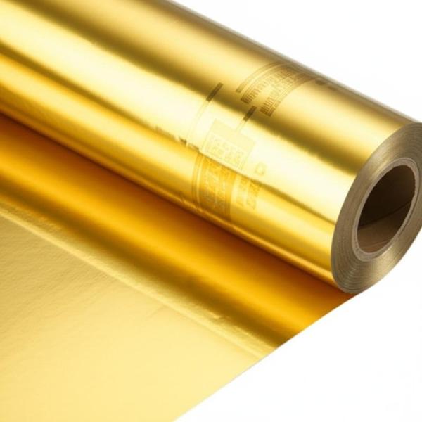 Food Packaging Metallized Film with Golden Finish and Flexo Printing