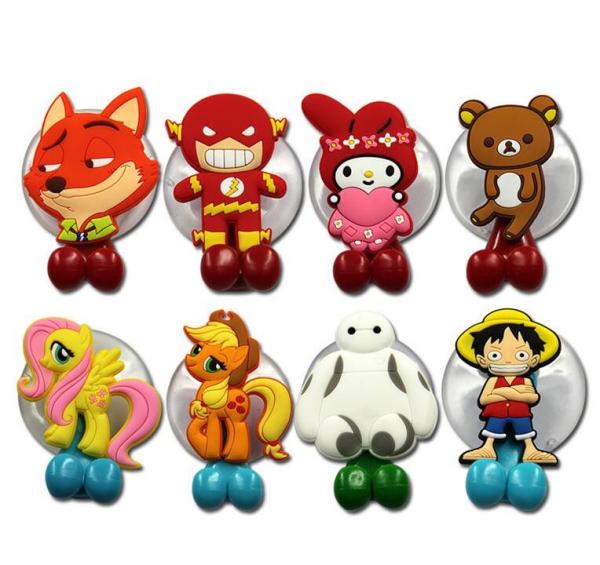 Funny Animal Shaped Silicone Toothbrush Stand Holder For Home Furnishing Suction