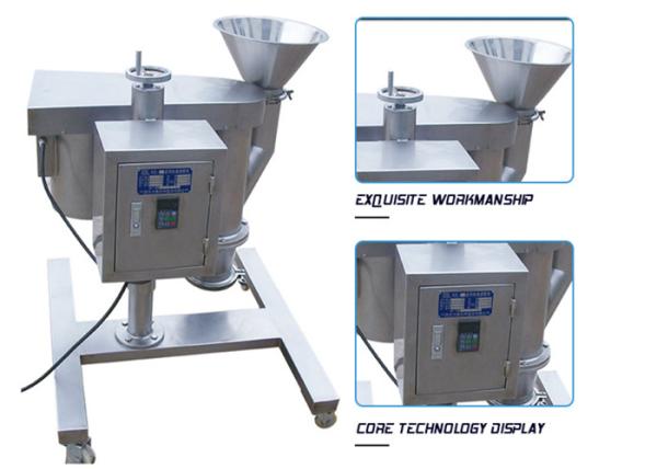 High Speed Grinding 200-500kg/h Fluid Bed Granulator 1.5kw For Dry Milling