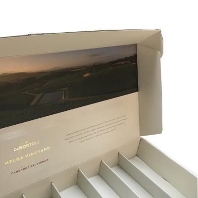 Custom Cardboard Beer Boxes Corrugated Paper Box For Wine Beer Carrier
