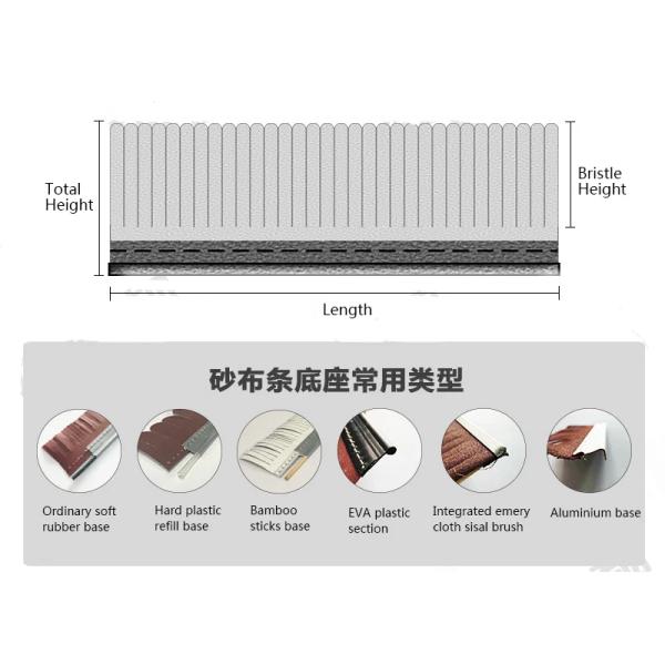 на заказ песочная бумага полоса щетка Grit 180/240/320 для полировки древесины